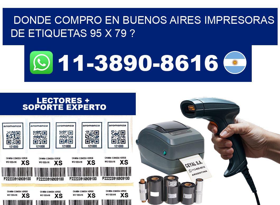 donde compro en buenos aires impresoras de etiquetas 95 x 79 ?