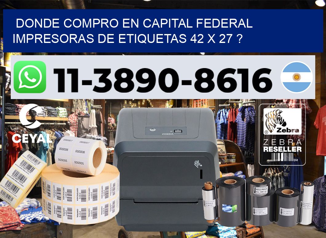 donde compro en capital federal impresoras de etiquetas 42 x 27 ?