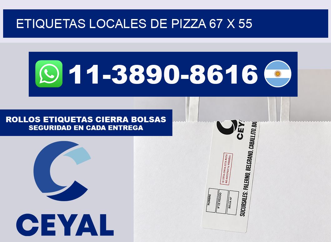 etiquetas locales de pizza 67 x 55