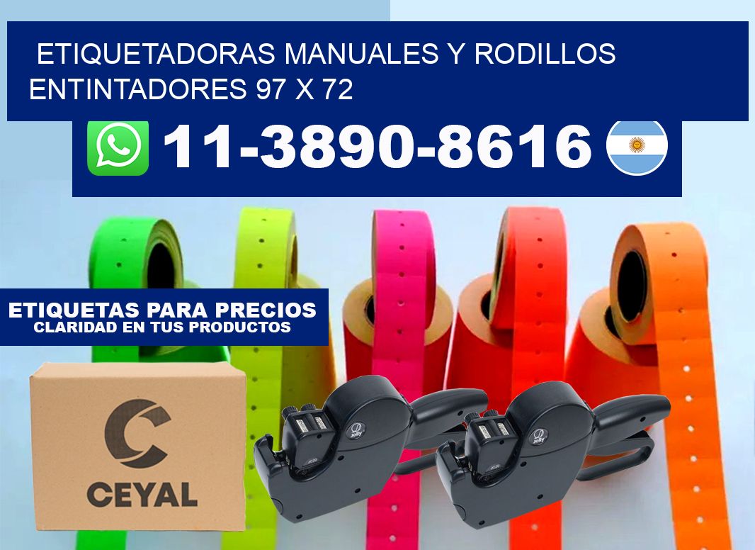 Etiquetadoras manuales y rodillos entintadores 97 x 72