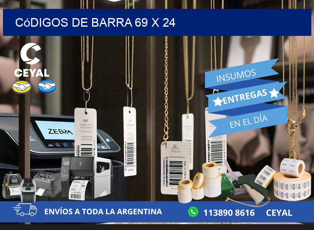 códigos de barra 69 x 24