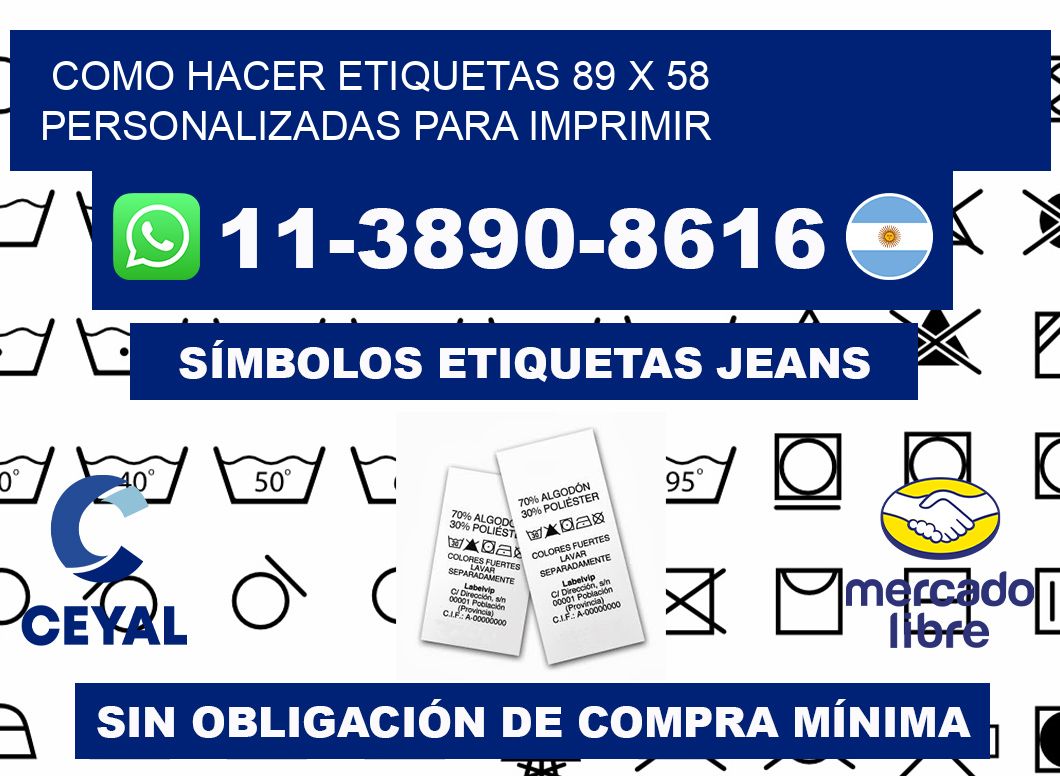 como hacer etiquetas 89 x 58 personalizadas para imprimir