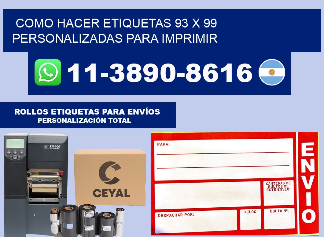 como hacer etiquetas 93 x 99 personalizadas para imprimir