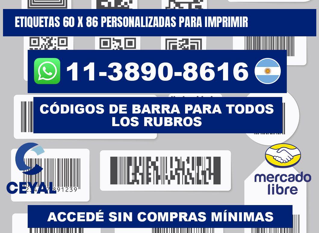 etiquetas 60 x 86 personalizadas para imprimir