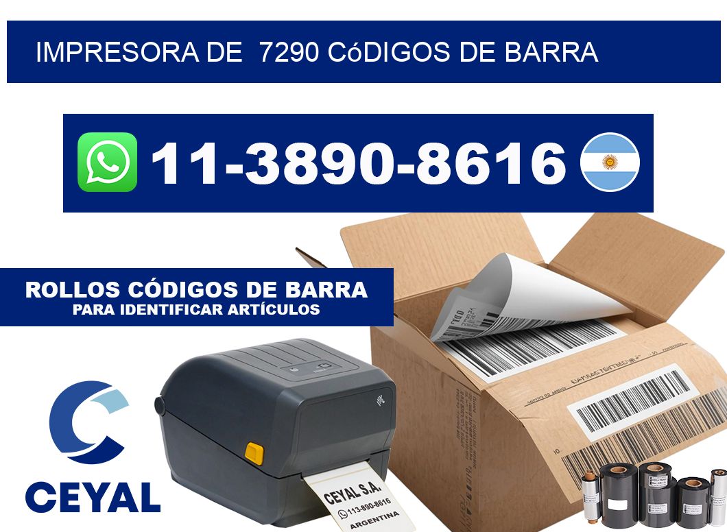 impresora de  7290 códigos de barra