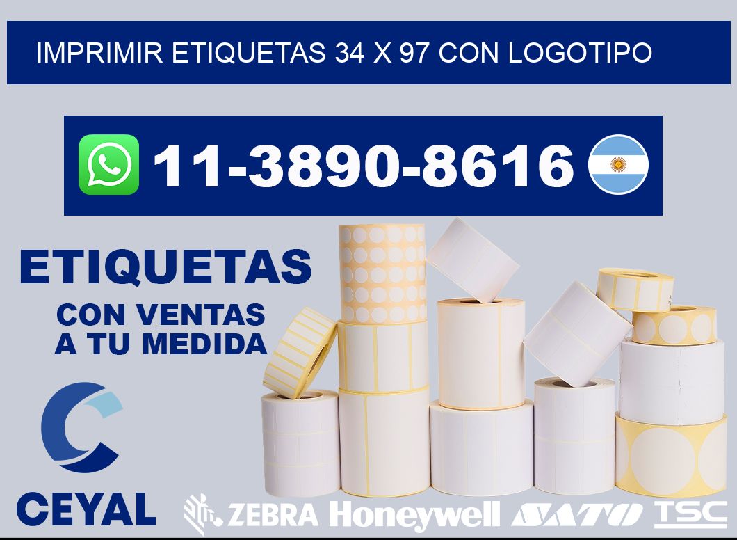 imprimir etiquetas 34 x 97 con logotipo